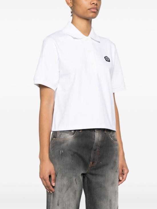 Kenzo KENZO Women Polo Shirts FF52TS160 4SB01 White Size M / US 6-8 / IT 42-44 - 2 Thumbnail