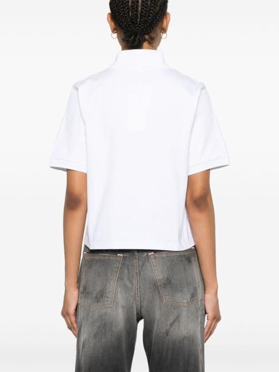 Kenzo KENZO Women Polo Shirts FF52TS160 4SB01 White Size M / US 6-8 / IT 42-44 - 3 Thumbnail