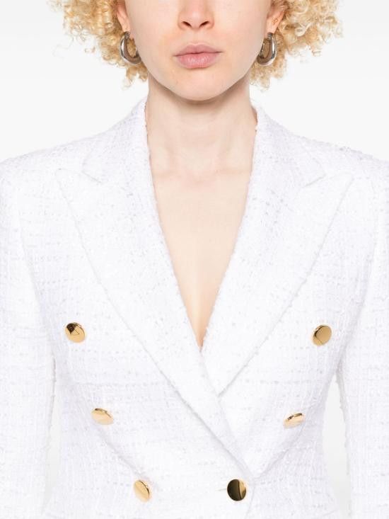 Tagliatore TAGLIATORE Women Jackets J ALICYA10B 160050X1286 White Size L / US 10 / IT 46 - 4 Thumbnail