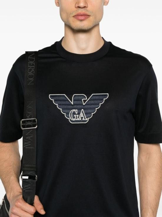 Emporio Armani EMPORIO ARMANI Men T-Shirts EM001033 AF10017MB192 Blue Size US XXL / EU 58 / 5 - 4 Thumbnail