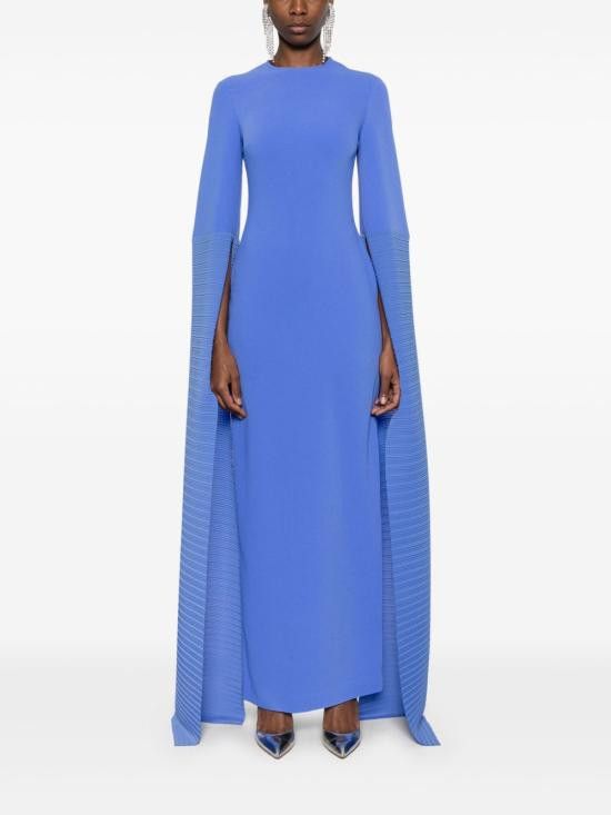Solace London SOLACE LONDON Women Long Skirts OS43012 IRISBLUE Blue Size S / US 4 / IT 40 - 4 Thumbnail