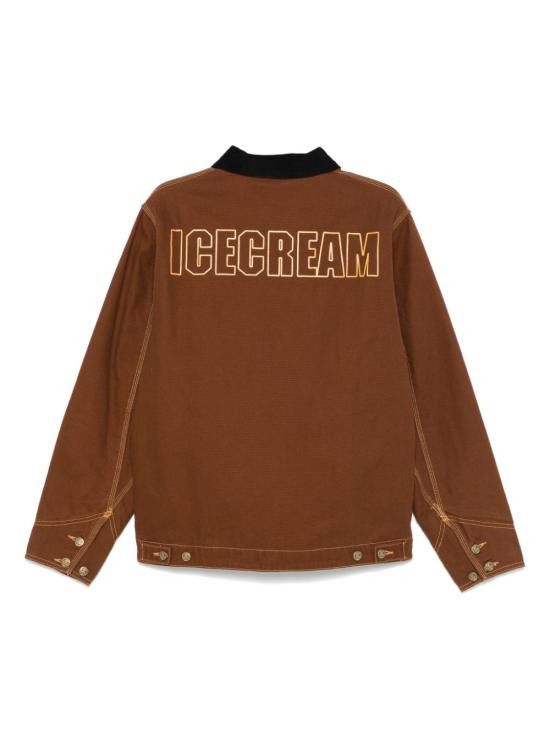 Icecream ICECREAM Men Jacket ICW003 BROWN Brown Size US L / EU 52-54 / 3 - 2 Thumbnail