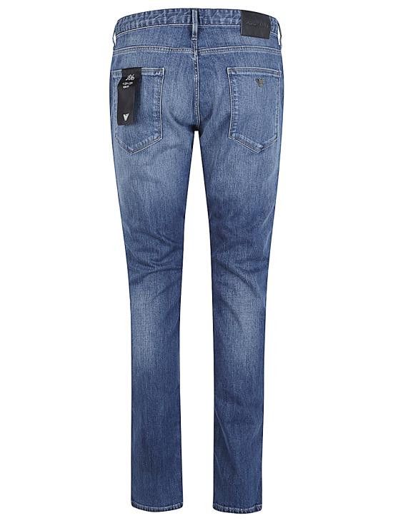 Emporio Armani EMPORIO ARMANI Men Denim Pants EM000121 AF14116MB002 Blue Size US 33 - 2 Thumbnail