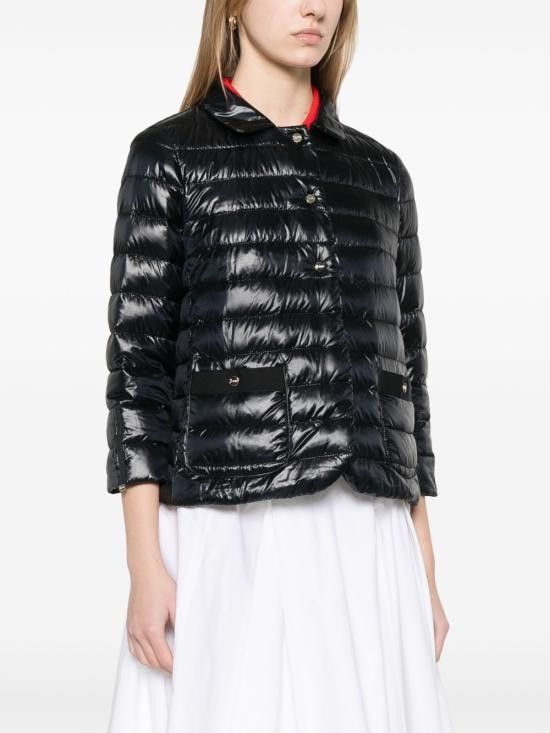 Herno HERNO Women Bubble Jackets PI002006D 12017Z9300 Black Size S / US 4 / IT 40 - 4 Thumbnail