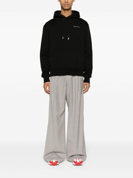 Jacquemus JACQUEMUS Women Hoodies 245JS310 2120990 Black Size S / US 4 / IT 40 - 2 Thumbnail
