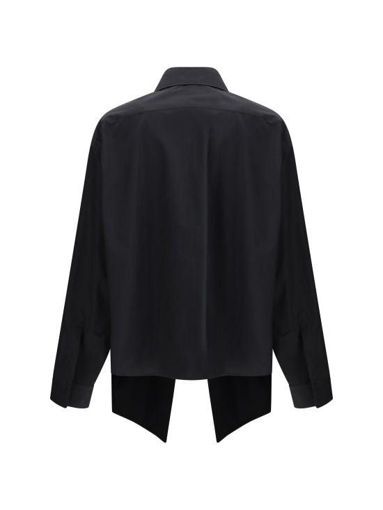 Balenciaga BALENCIAGA Women Shirts 814101TNM60 1000 BLACK Size XS / US 0-2 / IT 36-38 - 2 Thumbnail