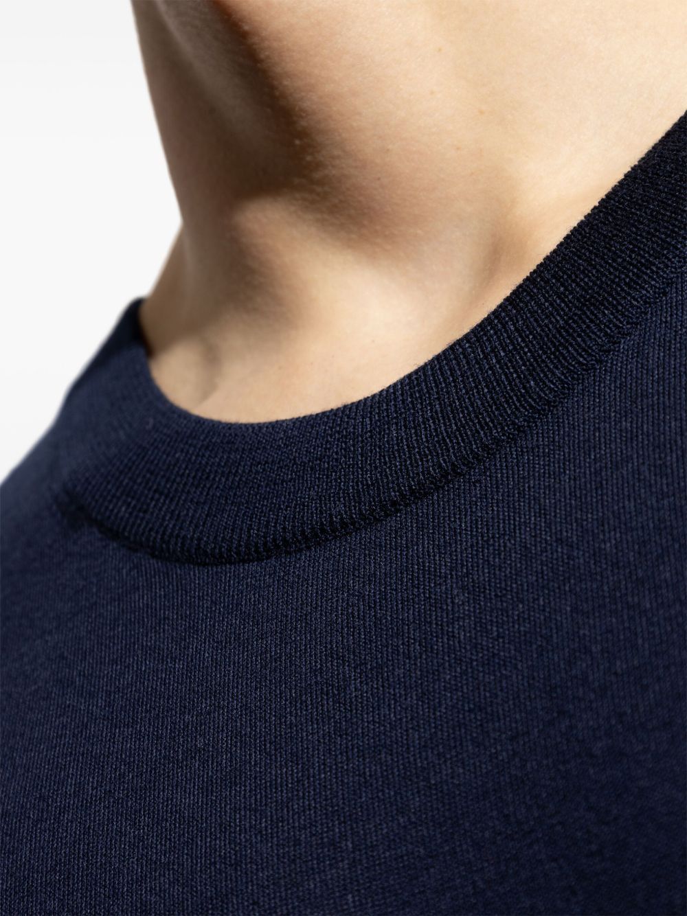Paul Smith WOOL CREWNECK SWEATER Size US XL / EU 56 / 4 - 4 Thumbnail