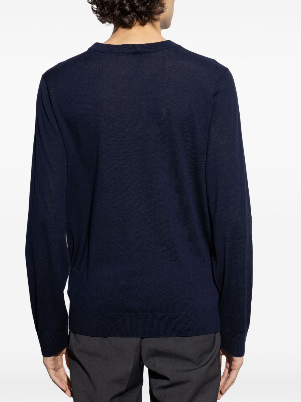Paul Smith WOOL CREWNECK SWEATER Size US XL / EU 56 / 4 - 5 Thumbnail
