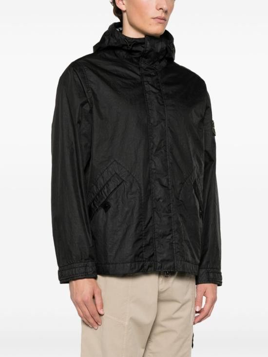 Stone Island STONE ISLAND Men Trench Coats 4100093S0A21 V0029 Black Size US S / EU 44-46 / 1 - 4 Thumbnail