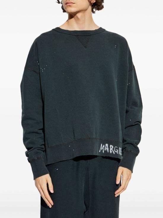 Maison Margiela MAISON MARGIELA Men Hoodies S50GU0237 M25019861 Black Size US M / EU 48-50 / 2 - 2 Thumbnail