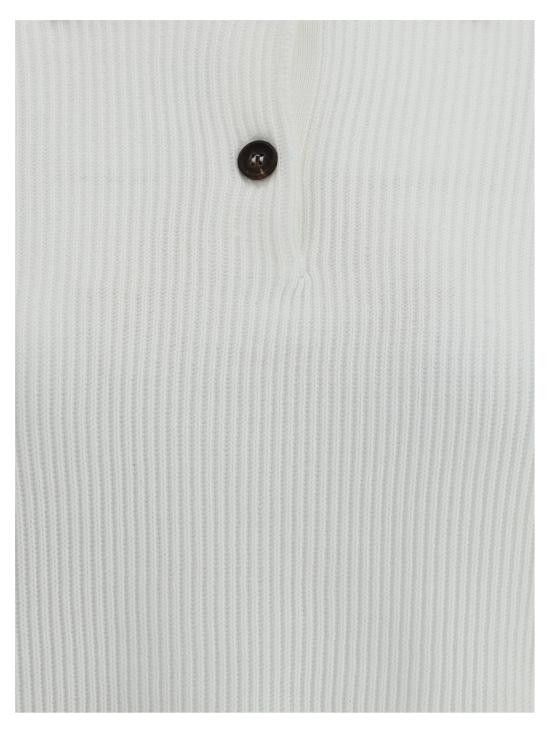 Brunello Cucinelli BRUNELLO CUCINELLI Women Sweater M19194705 C159 WHITE Size L / US 10 / IT 46 - 3 Thumbnail