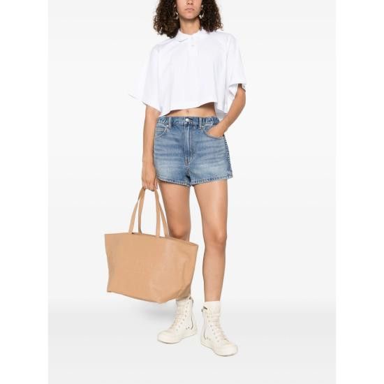 Alexander Wang ALEXANDER WANG Women Polo Shirts 1CC3251056 120 WHITE Size S / US 4 / IT 40 - 2 Thumbnail