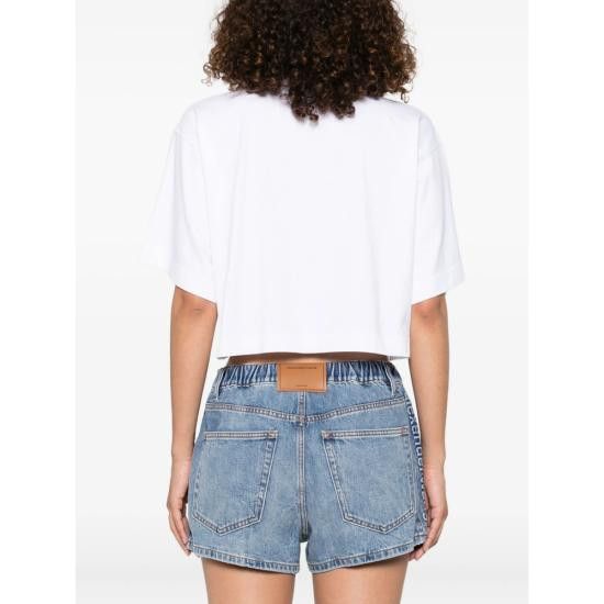 Alexander Wang ALEXANDER WANG Women Polo Shirts 1CC3251056 120 WHITE Size M / US 6-8 / IT 42-44 - 3 Thumbnail
