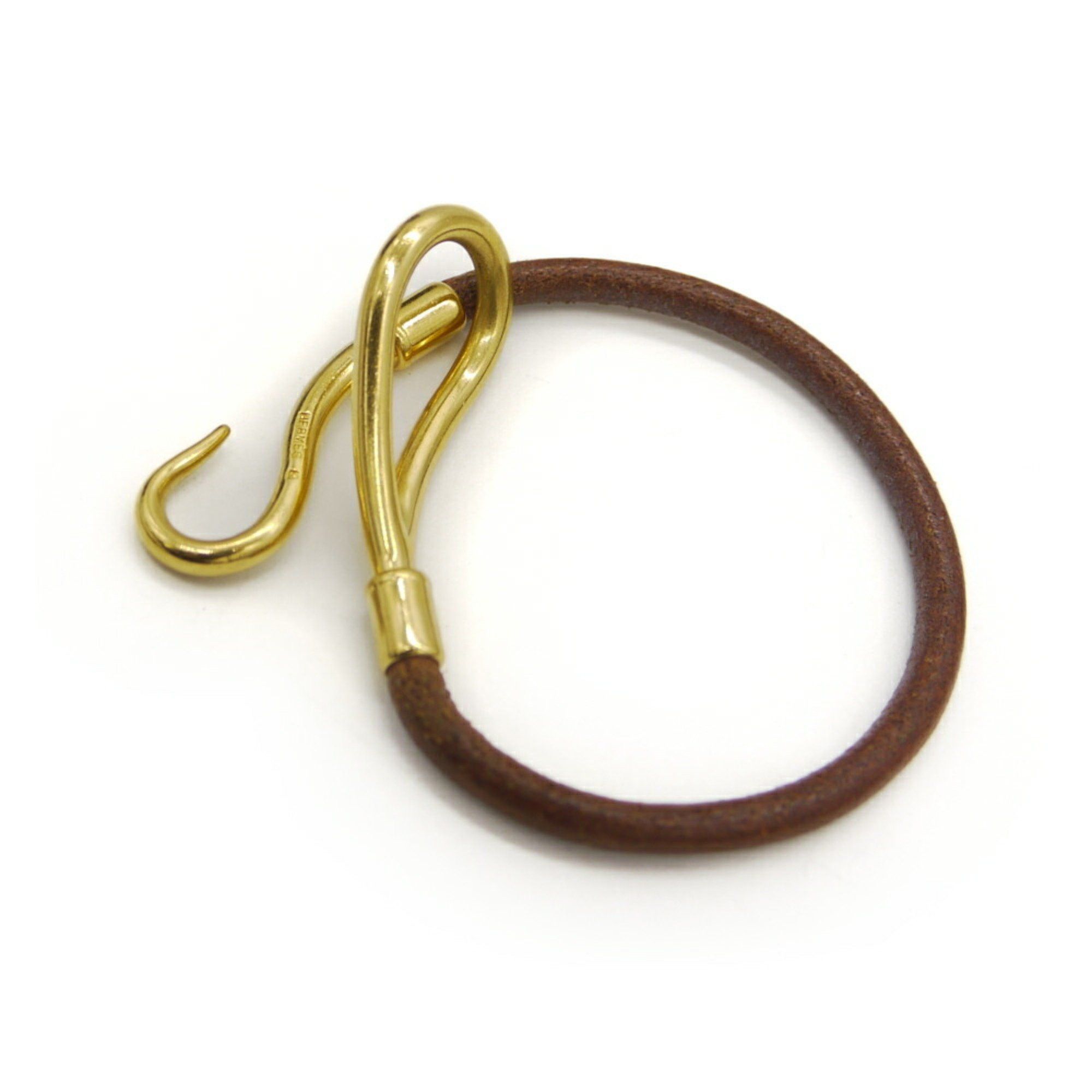 Hermes HERMES Jumbo Bracelet Leather Brown Size ONE SIZE - 3 Thumbnail