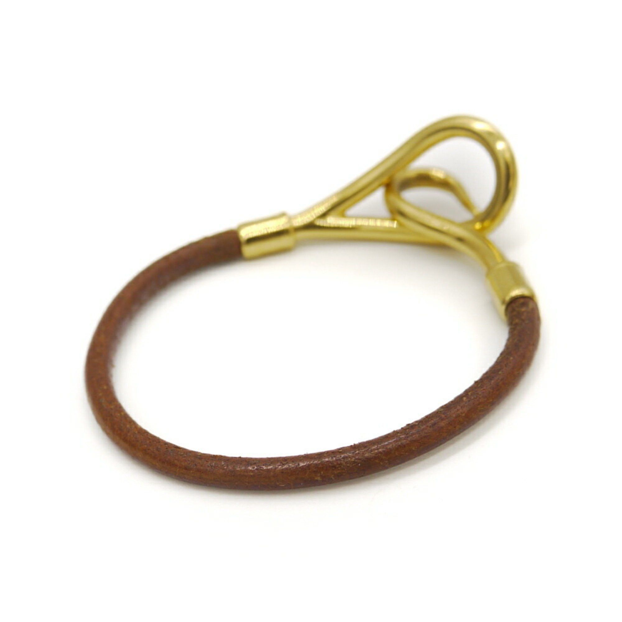 Hermes HERMES Jumbo Bracelet Leather Brown Size ONE SIZE - 2 Thumbnail