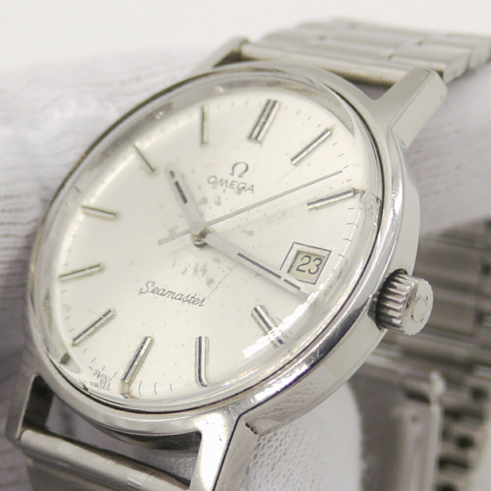 Omega OMEGA Seamaster manual winding watch silver dial Size ONE SIZE - 11 Thumbnail