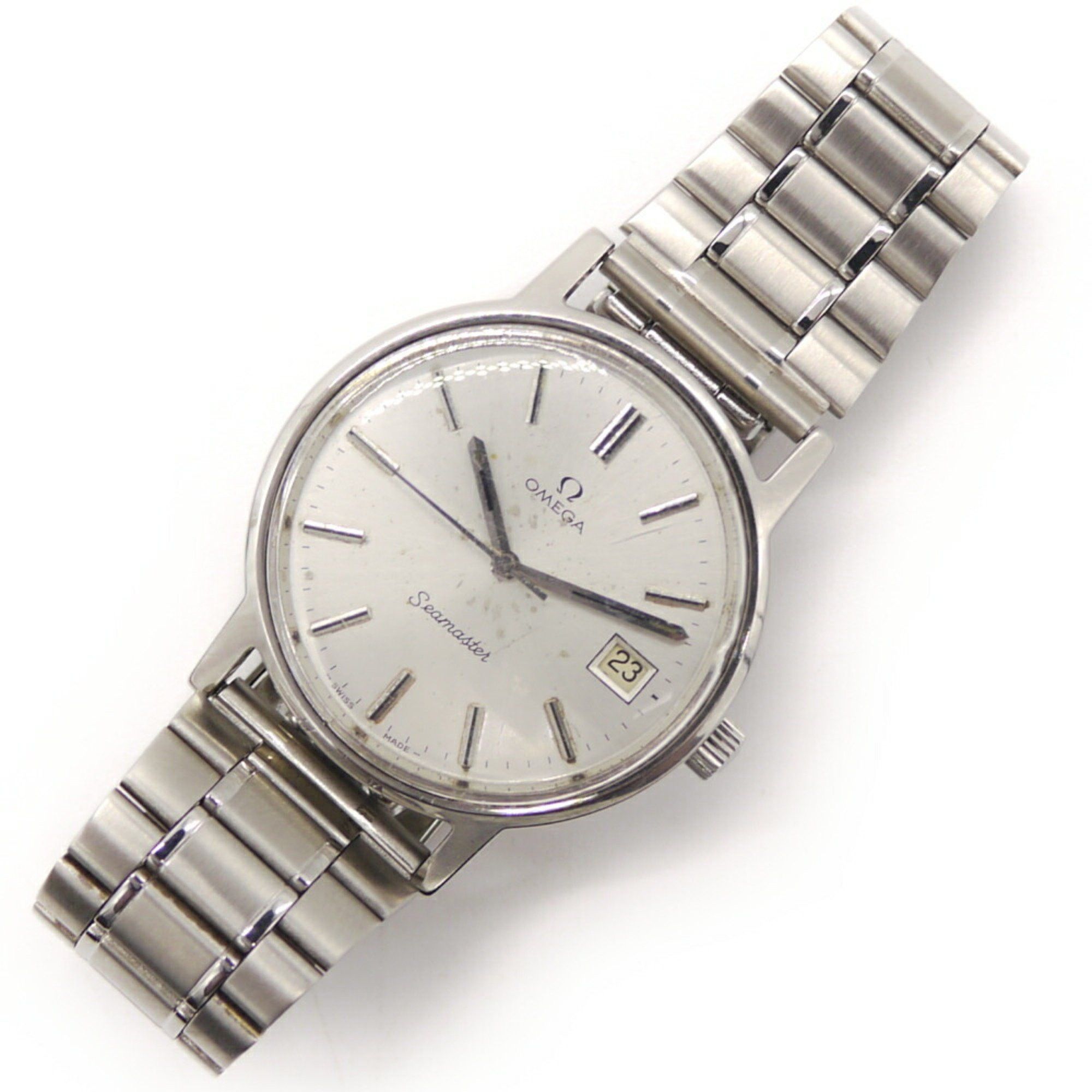 Omega OMEGA Seamaster manual winding watch silver dial Size ONE SIZE - 8 Thumbnail