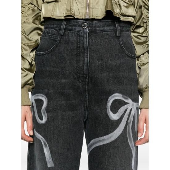 MACH & MACH MACH&MACH Women Denim Pants PF25CP400 BLACK Size 24" / US 00 / IT 34 - 2 Thumbnail