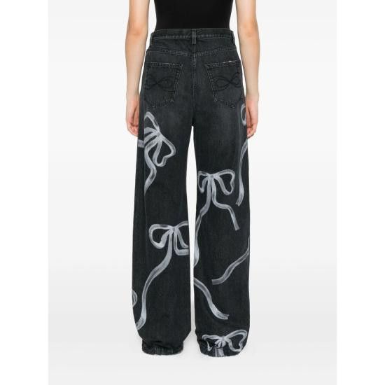 MACH & MACH MACH&MACH Women Denim Pants PF25CP400 BLACK Size 24" / US 00 / IT 34 - 5 Thumbnail