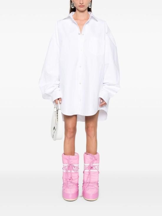 Balenciaga BALENCIAGA Women Shirts 794462 TQM309140 White Size S / US 4 / IT 40 - 6 Thumbnail