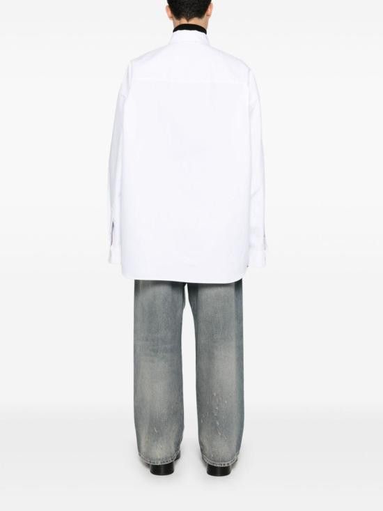 Balenciaga BALENCIAGA Women Shirts 794462 TQM309140 White Size S / US 4 / IT 40 - 3 Thumbnail