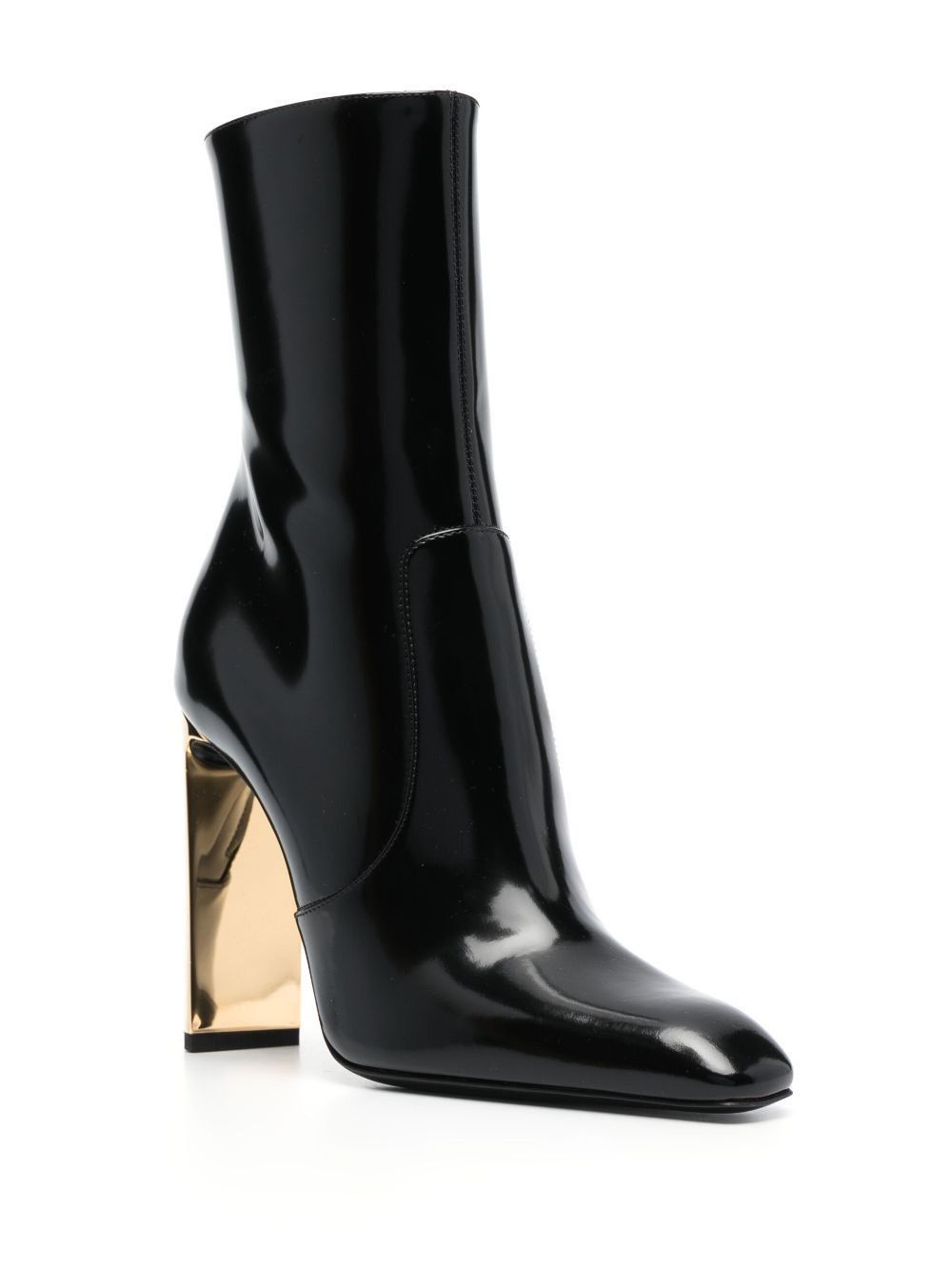 Saint Laurent Paris Auteuil 100mm leather boots Size US 8.5 / IT 38.5 - 2 Thumbnail