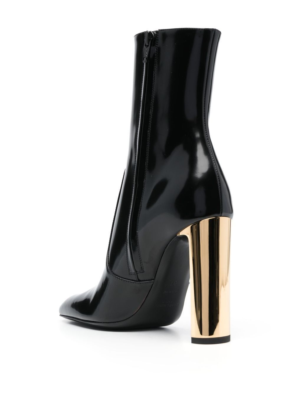 Saint Laurent Paris Auteuil 100mm leather boots Size US 8.5 / IT 38.5 - 3 Thumbnail