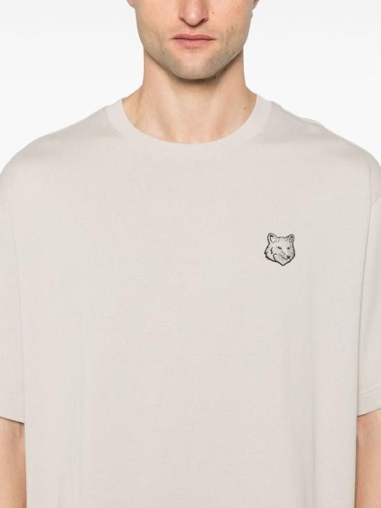 Maison Kitsune MAISON KITSUNE Men T-Shirts LM00107 KJ01190119 Beige Size US M / EU 48-50 / 2 - 2 Thumbnail