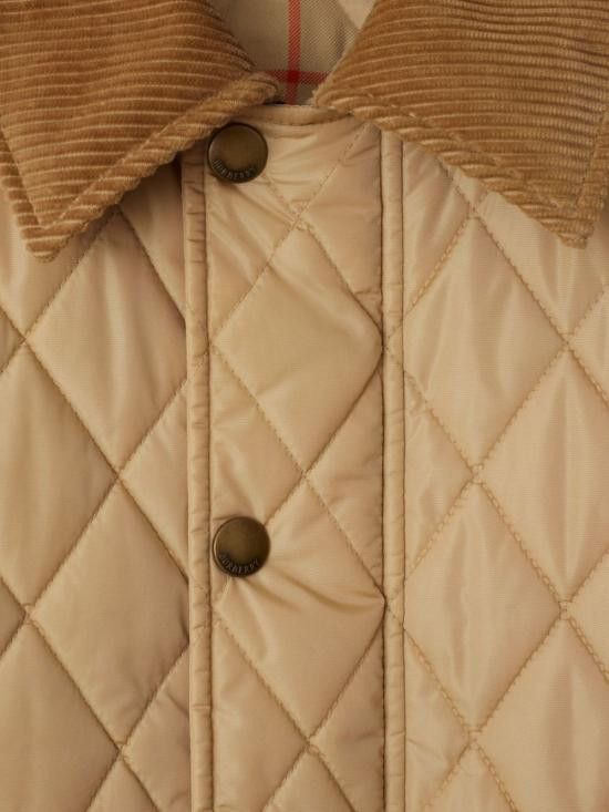 Burberry BURBERRY Women Jackets 8105098 C1544 Beige Size L / US 10 / IT 46 - 5 Thumbnail