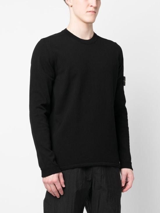 Stone Island STONE ISLAND Men Sweater K1S155100062 S00B9V0029 Black Size US M / EU 48-50 / 2 - 2 Thumbnail