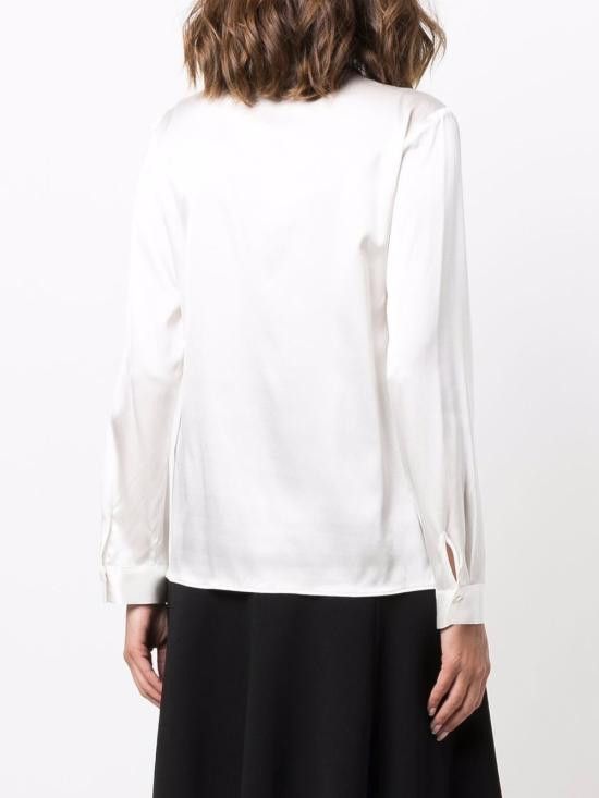 Emporio Armani EMPORIO ARMANI Women Shirts 8N2C39 2NXXZ0101 White Size M / US 6-8 / IT 42-44 - 5 Thumbnail