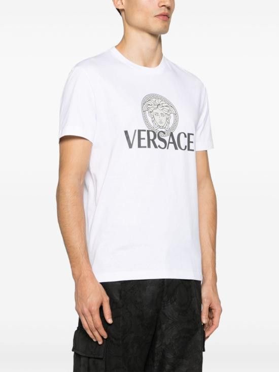 Versace VERSACE Men T-Shirts 1014226 1A100881W000 White Size US L / EU 52-54 / 3 - 4 Thumbnail