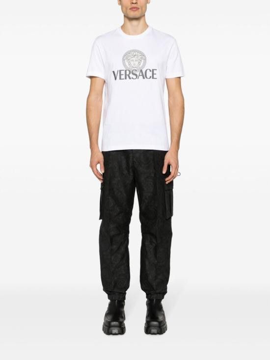 Versace VERSACE Men T-Shirts 1014226 1A100881W000 White Size US L / EU 52-54 / 3 - 5 Thumbnail