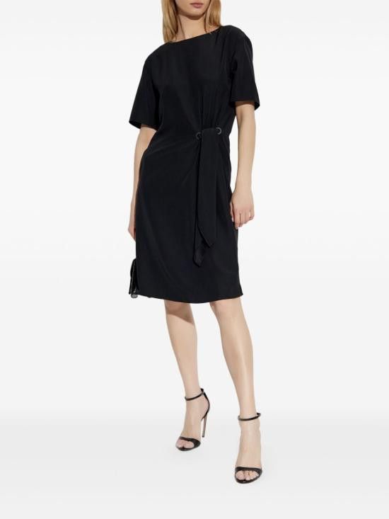 Emporio Armani EMPORIO ARMANI Women Short Skirts EW001538 TE14039UC001 Black Size L / US 10 / IT 46 - 5 Thumbnail