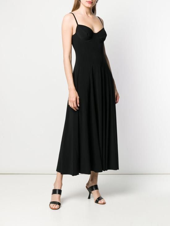 Norma Kamali NORMA KAMALI Women Long Skirts KK1293PL177 001 Black Size S / US 4 / IT 40 - 3 Thumbnail