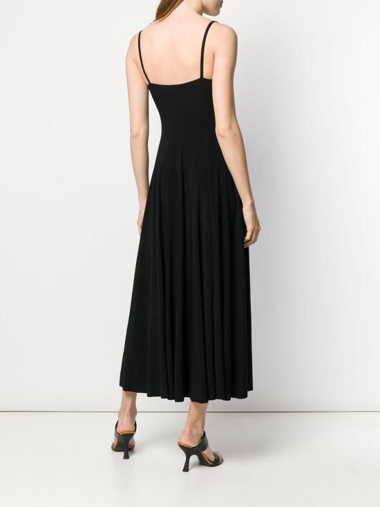 Norma Kamali NORMA KAMALI Women Long Skirts KK1293PL177 001 Black Size S / US 4 / IT 40 - 4 Thumbnail