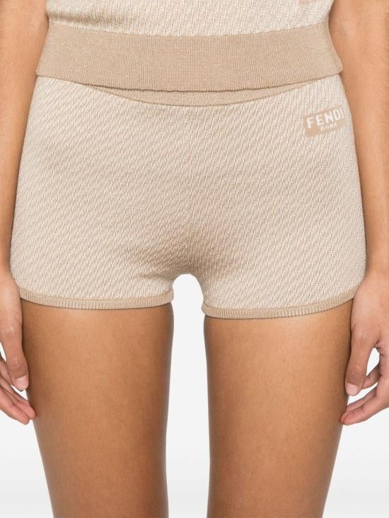 Fendi FENDI Women Shorts & Burmudas FZR810 ATPYF1RX9 Beige Size 28" / US 6 / IT 42 - 2 Thumbnail