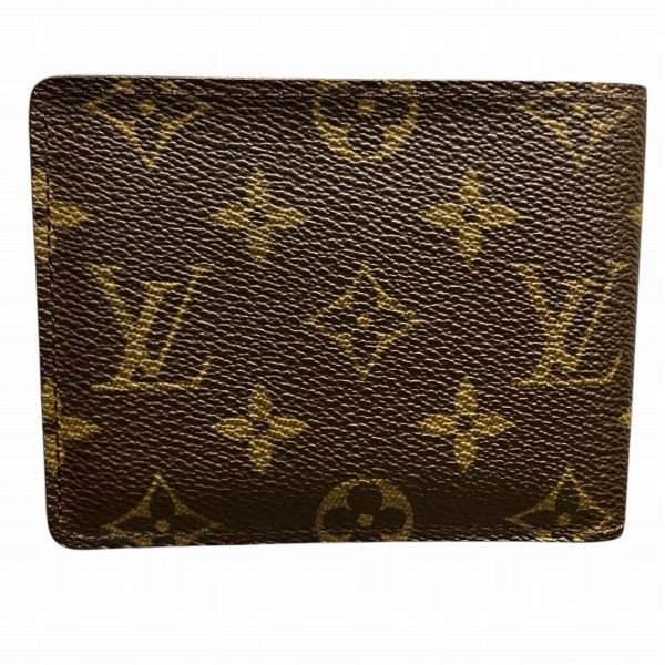 Louis Vuitton Louis Vuitton Louis Vuitton Portefeuille Multiple Monogram Wallet Canvas Short Wallet M60895 Size ONE SIZE - 2 Thumbnail