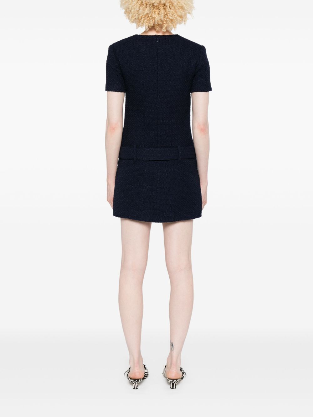 Self-Portrait BOUCLE MINI DRESS Size M / US 6-8 / IT 42-44 - 5 Thumbnail