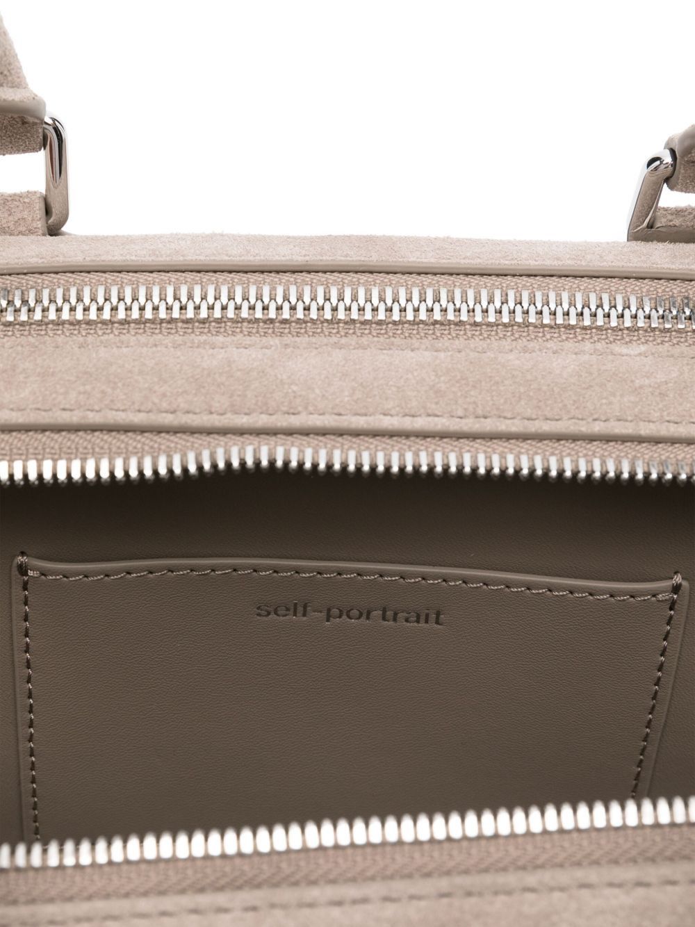 Self-Portrait SUEDE LEATHER SHOULDER BAG Size ONE SIZE - 3 Thumbnail