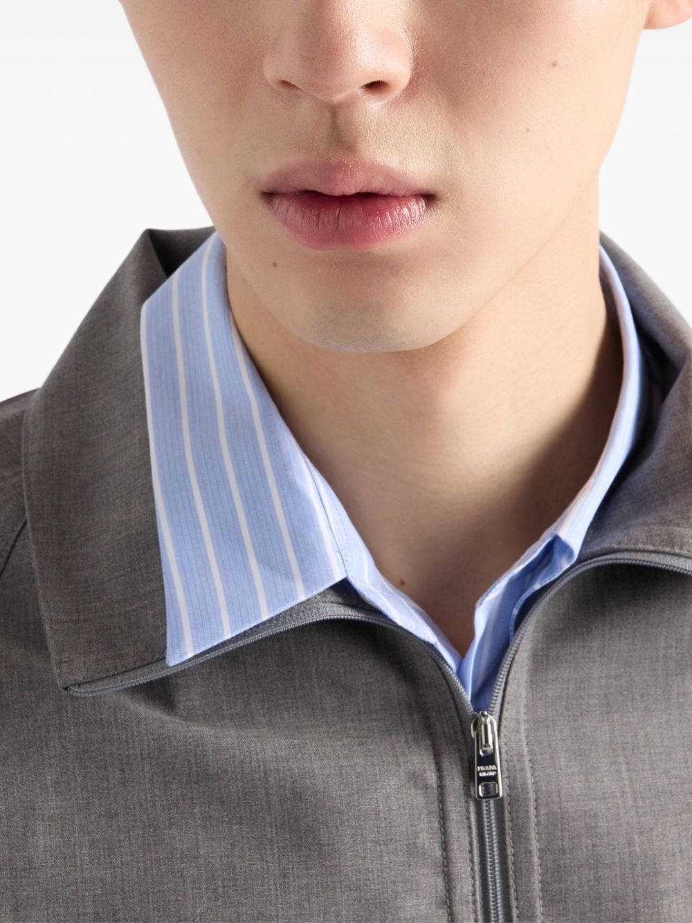 Prada ZIPPED BOUSON JACKET Size US L / EU 52-54 / 3 - 5 Thumbnail