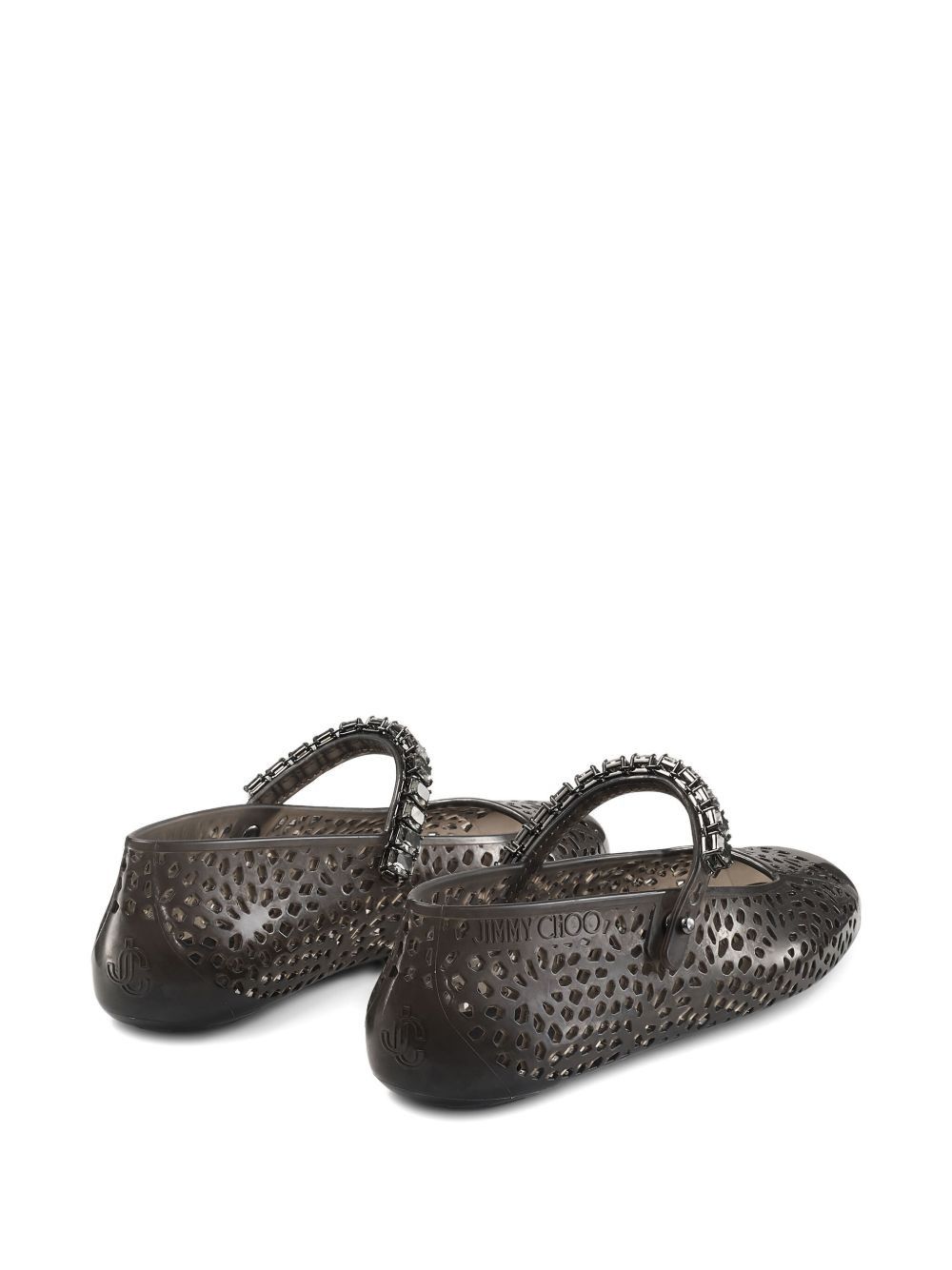 Jimmy Choo THE JELLY CRYSTAL BALLET FLATS Size US 10 / IT 40 - 2 Thumbnail