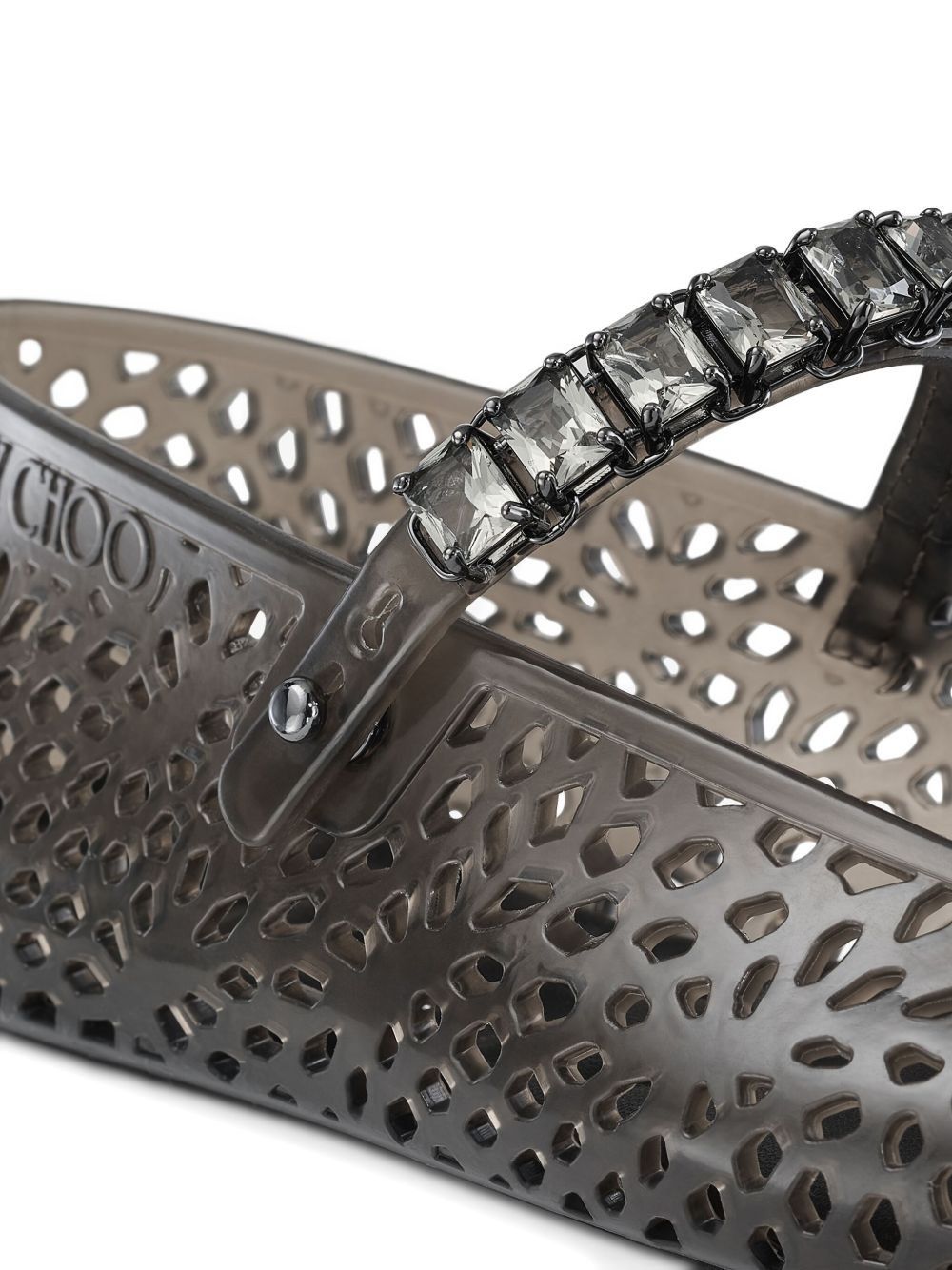 Jimmy Choo THE JELLY CRYSTAL BALLET FLATS Size US 10 / IT 40 - 5 Thumbnail