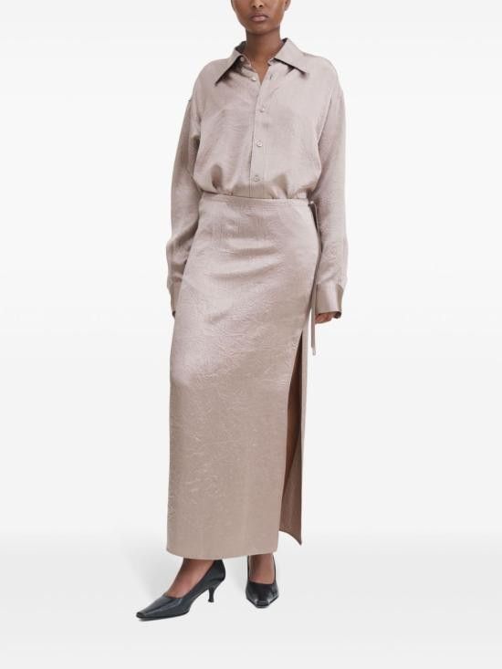 Filippa K FILIPPA K Women Mid Skirts 31125 8934 Beige Size 25" / US 0 / IT 36 - 2 Thumbnail