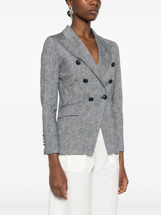 Circolo 1901 CIRCOLO 1901 Women Jackets FD3502 KURAB Blue Size XS / US 0-2 / IT 36-38 - 4 Thumbnail