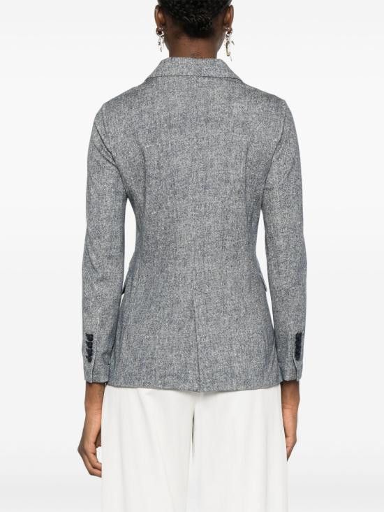 Circolo 1901 CIRCOLO 1901 Women Jackets FD3502 KURAB Blue Size M / US 6-8 / IT 42-44 - 3 Thumbnail