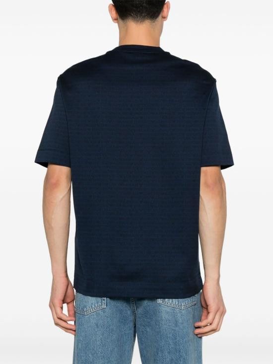 Emporio Armani EMPORIO ARMANI Men T-Shirts EM000787 AF12916FB224 Blue Size US L / EU 52-54 / 3 - 3 Thumbnail