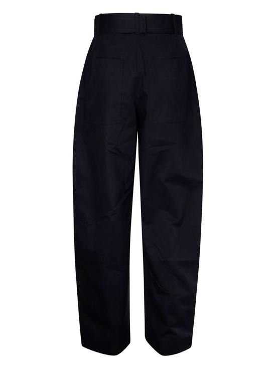 Studio Nicholson STUDIO NICHOLSON Women Straight Pants DORINGSNW 1627DARKESTNAVY Blue Size 28" / US 6 / IT 42 - 3 Thumbnail