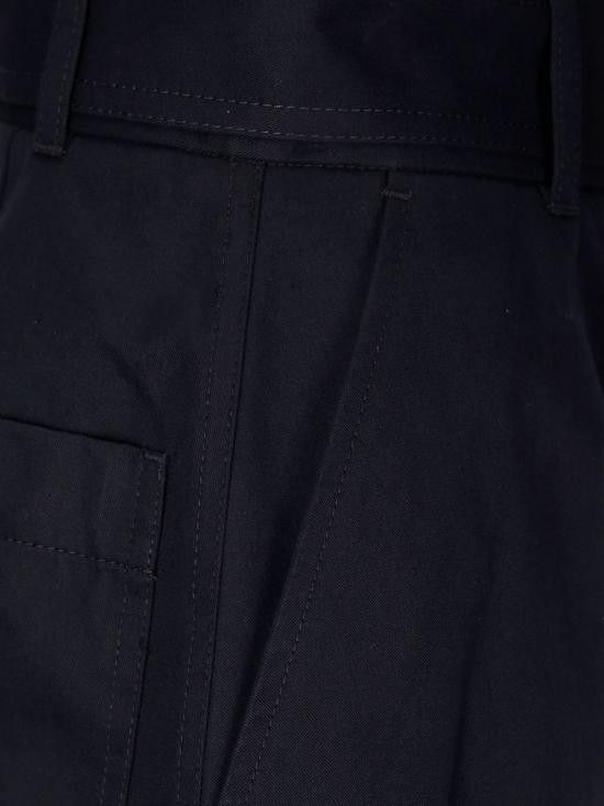 Studio Nicholson STUDIO NICHOLSON Women Straight Pants DORINGSNW 1627DARKESTNAVY Blue Size 27" / US 4 / IT 40 - 2 Thumbnail
