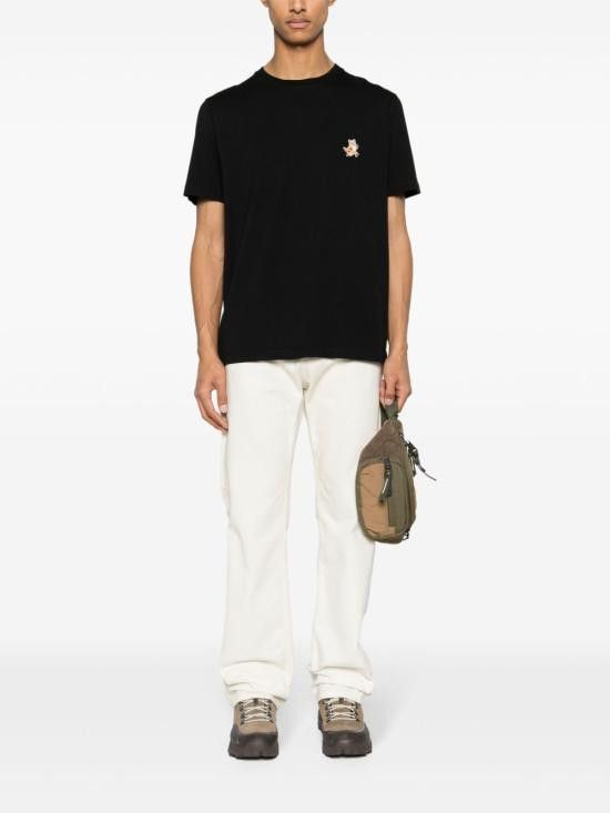 Maison Kitsune MAISON KITSUNE Men T-Shirts MM00125 KJ0008P199 Black Size US M / EU 48-50 / 2 - 2 Thumbnail